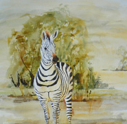 Zebra Painting